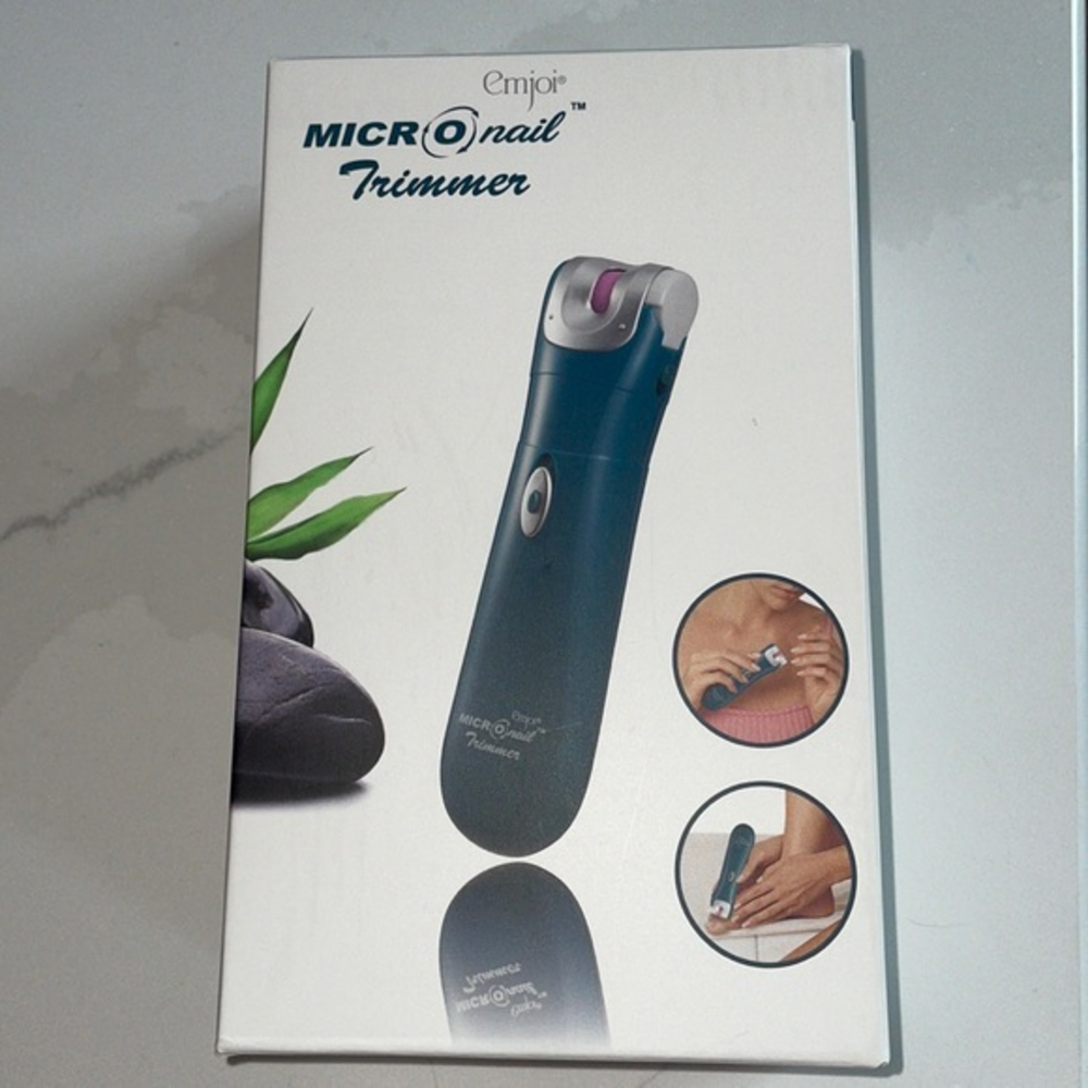Emjoi Micronail Trimmer NIB With Micro Mineral Rollers